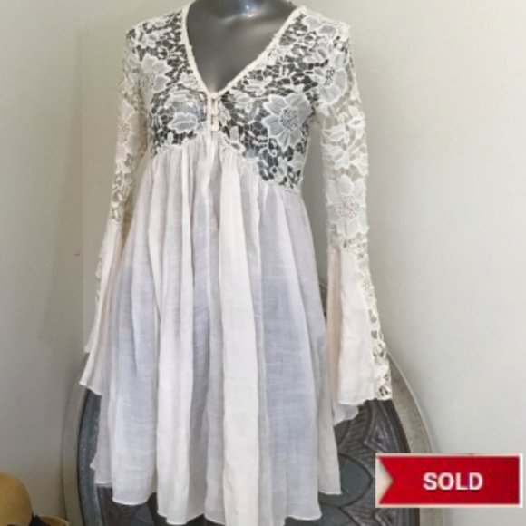 Rebellion Tops - Rebellion Tunic Lace Bell Festival  SOLD
